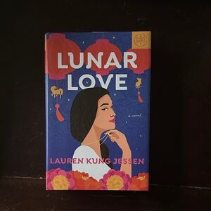 Lauren Kung Jessen 'Lunar Love' Hardcover Book - Blue & Pink